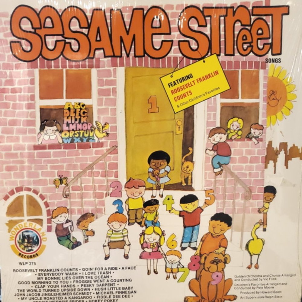 Sesame Street Songs Golden Orchestra And Chorus ‎LP Record